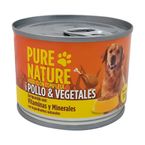 Alimento-humedo-para-perro-Pure-Nature-170-g-pollo-y-vegetales
