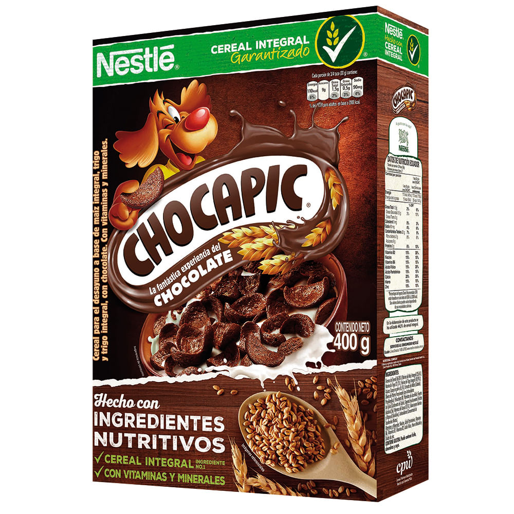 Cereal chocolate Nestlé 400 g Inicio