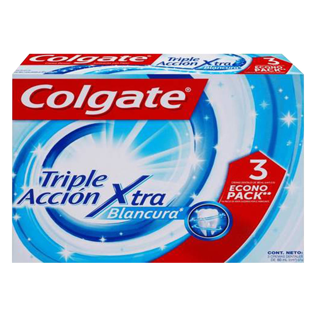 Crema-dental-Colgate-Triple-accion-60-ml-x3-unds.-Extra-blancura