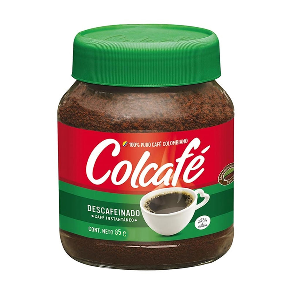 Cafe Descafeinado Colcafe 85 G Inicio