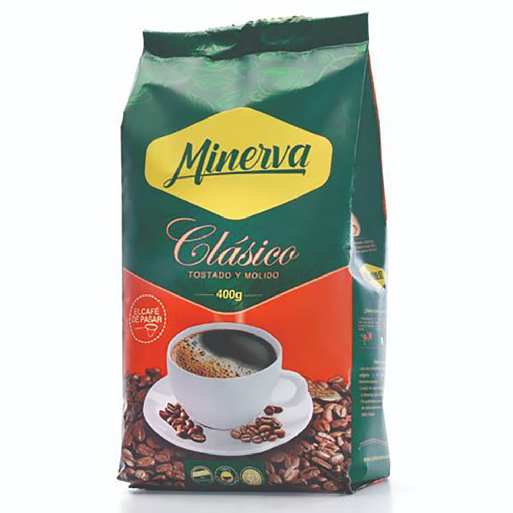 CAFÉ TOSTADO Y MOLIDO MINERVA 400 G Inicio