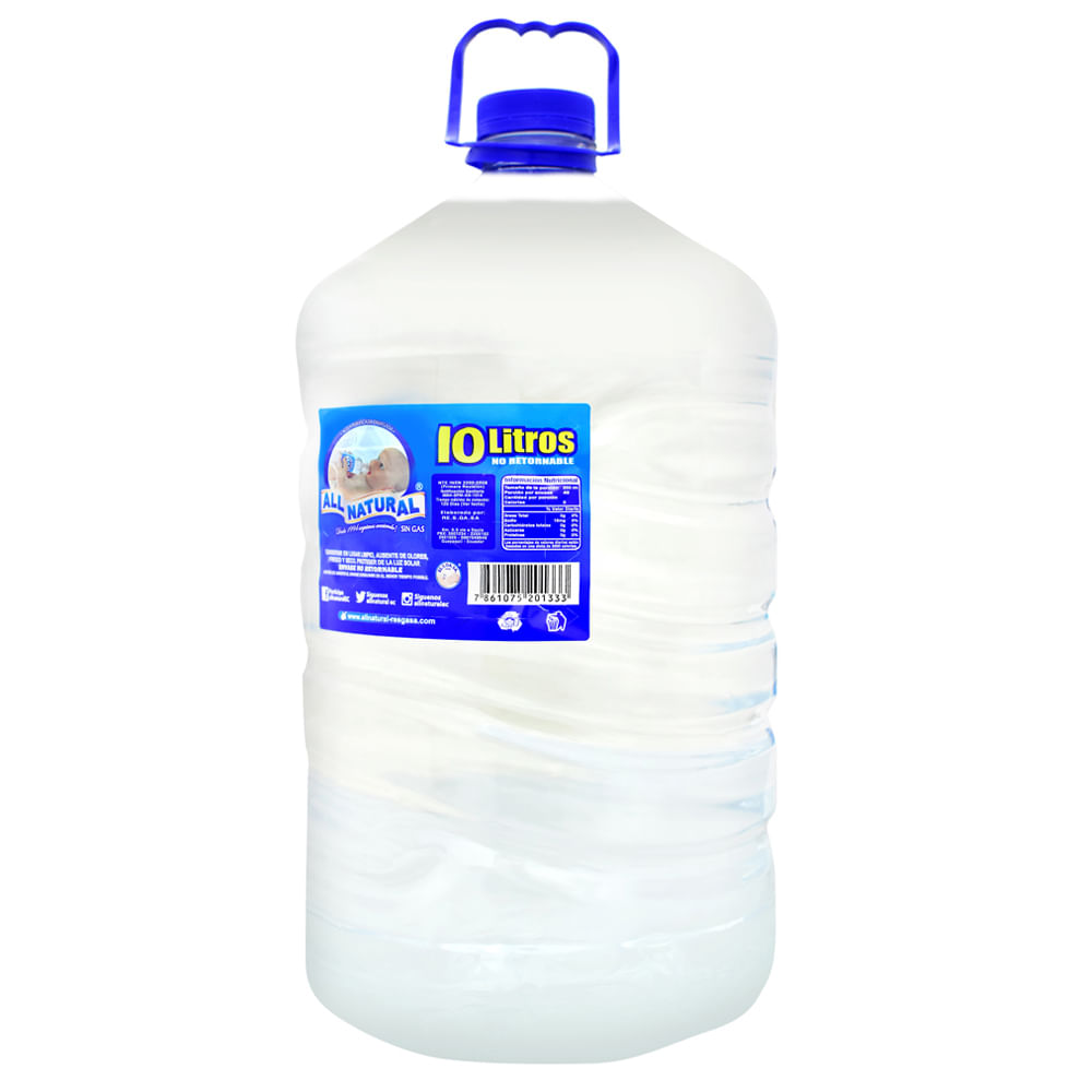 Agua All Natural 10 L Inicio