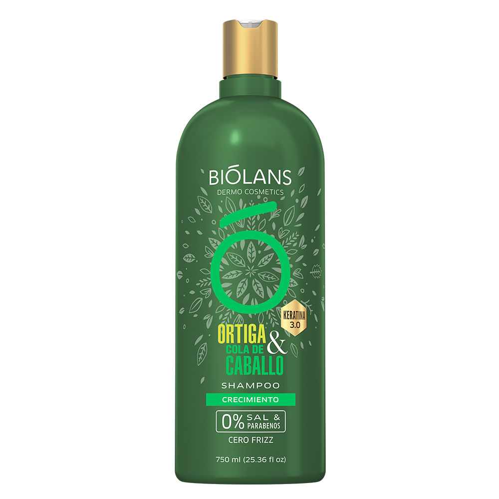 Shampoo ortiga y cola de caballo Biolans 750 ml Inicio