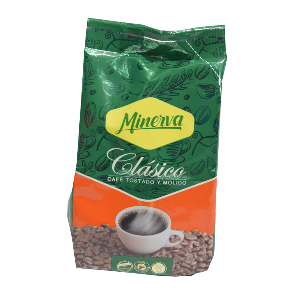 Cafe tostado y molido minerva clasico 100 g Inicio