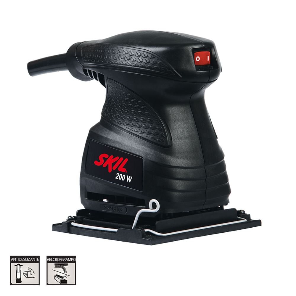 Lijadora orbital 7232 200w con lija Skil - Inicio