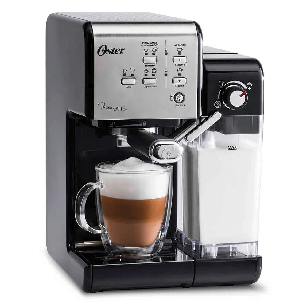 Cafetera Automática Primalatte plata Oster - Inicio