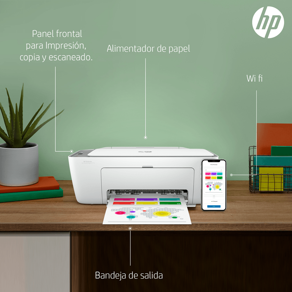 Impresora Multifunción HP 2775 - Inicio