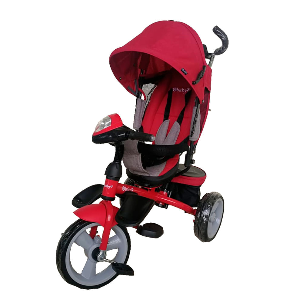 Triciclo-Maks-103x54x108cm-Ebaby-Rojo