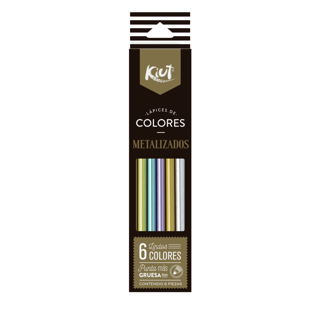Lapices-De-Colores-Kiut-6uni-Metalizado