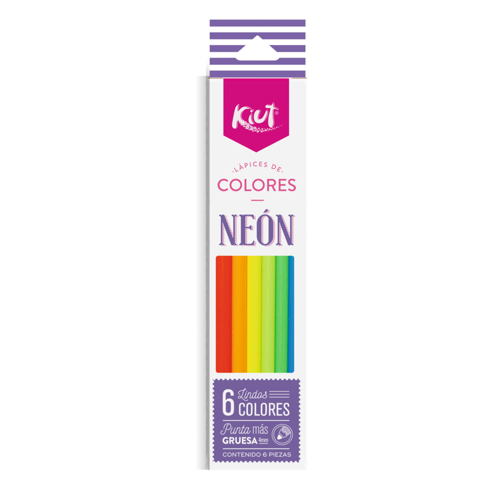 Lapices-De-Colores-Kiut-6uni-Neon