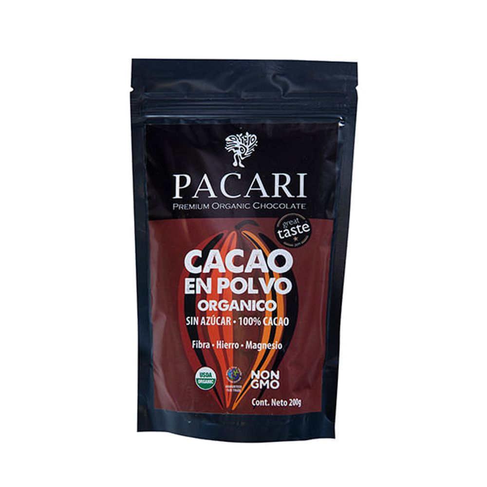 Chocolate-En-Polvo-Organico-Pacari-Doypack-200-G