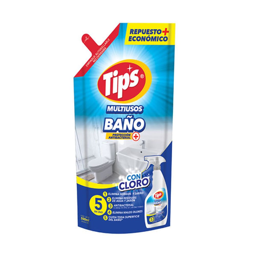 Limpiador-Multiuso-para-bano-con-cloro-Tips-Doypack-500-ml