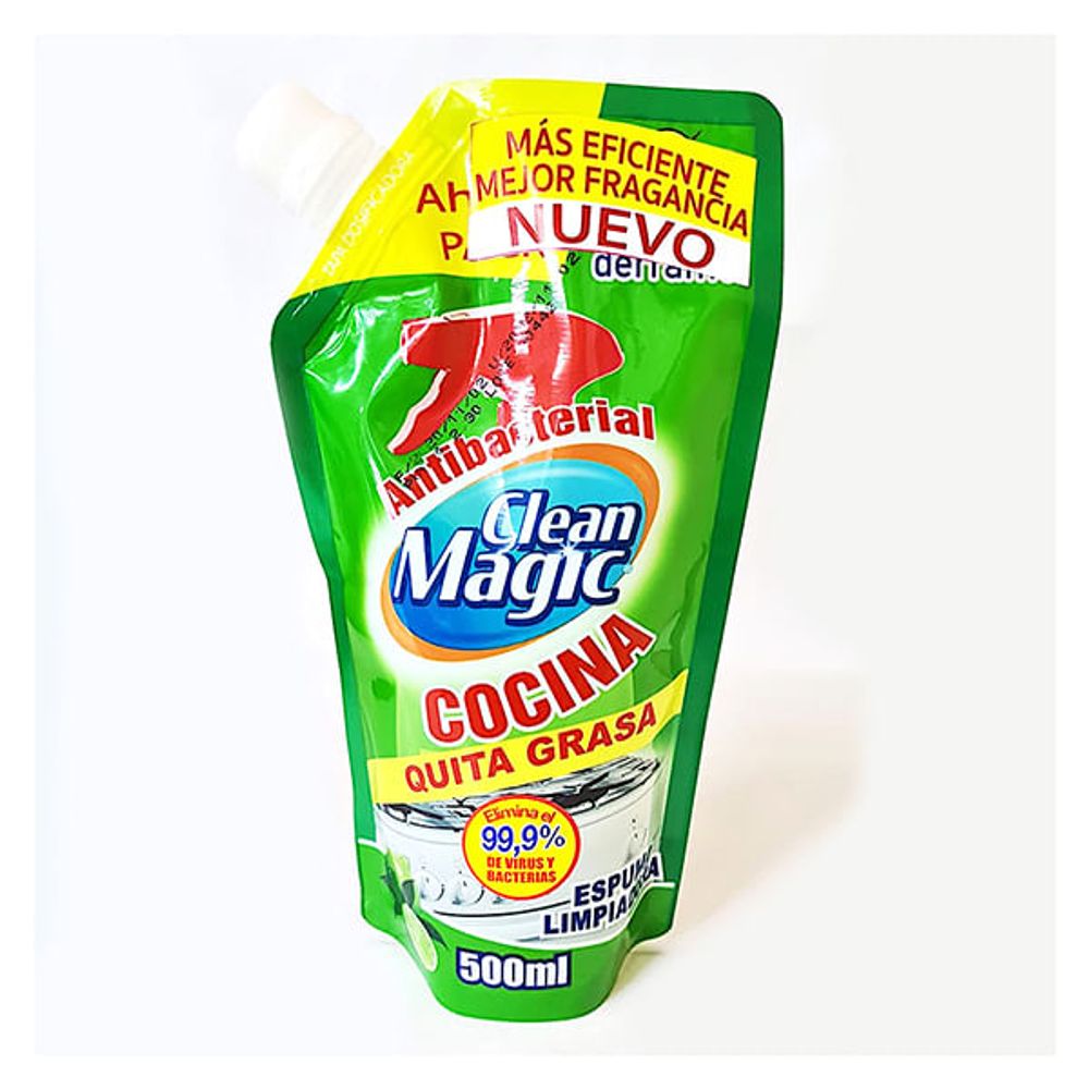 Limpiador-para-cocina-Clean-Magic-Doypack-500-ml-Limon